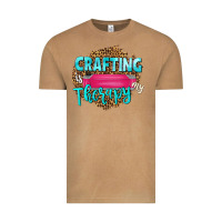 Vintage Camel crafting is my therapy Vintage Tee - NancyCooperArtShop