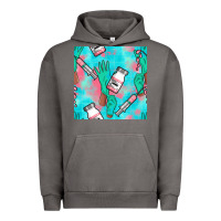 Pigment Tornado Nurse Gloves Seamless Pattern Urban Hoodie - BundleAndBundleShop