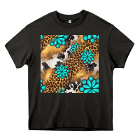 Asphalt western turquoise gemstone seamless pattern Heavy Core Tee - BundleAndBundleShop