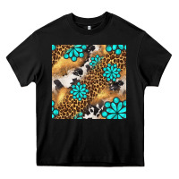 Black western turquoise gemstone seamless pattern Heavy Core Tee - BundleAndBundleShop