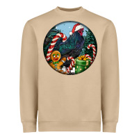 Mushroom jersey giant rooster christmas Heavyweight Sweatshirt - LillyAllenDesigns