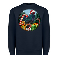 Jersey Giant Rooster Christmas Heavyweight Sweatshirt | Teevron