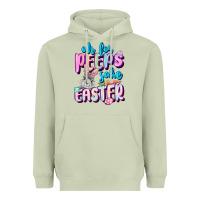 Matcha Oh for peeps sake Easter Day Heavyweight Hoodie - CowGirlArtShop