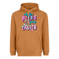 Meerkat Oh for peeps sake Easter Day Heavyweight Hoodie - CowGirlArtShop