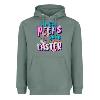 Sage Oh for peeps sake Easter Day Heavyweight Hoodie - CowGirlArtShop