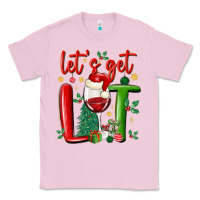 Bubblegum Pink let's get lit Classic Tee - MaliasSmallBusiness