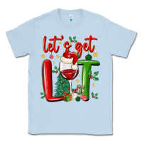 Dusty Blue let's get lit Classic Tee - MaliasSmallBusiness