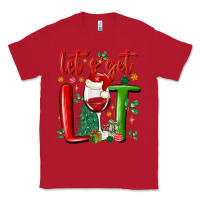 Red let's get lit Classic Tee - MaliasSmallBusiness