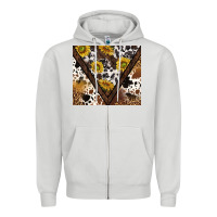 Dove Grey western sunflowers and cowhide tumbler tbs Zipper Hoodie - TumblerDesignByShophia