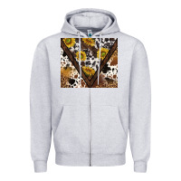 Heather Grey western sunflowers and cowhide tumbler tbs Zipper Hoodie - TumblerDesignByShophia