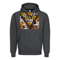 Smoke western sunflowers and cowhide tumbler tbs Zipper Hoodie - TumblerDesignByShophia