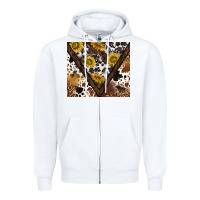 White western sunflowers and cowhide tumbler tbs Zipper Hoodie - TumblerDesignByShophia