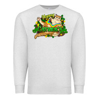 Oatmeal Heather St. Patrick's Day cat Premium Sweatshirt - HowdyJamesFarm