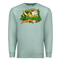 Seafoam St. Patrick's Day cat Premium Sweatshirt - HowdyJamesFarm