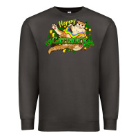 Smoke St. Patrick's Day cat Premium Sweatshirt - HowdyJamesFarm