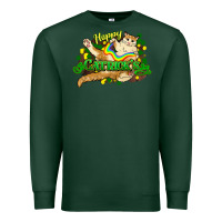St. Patrick's Day Cat Premium Sweatshirt | Teevron