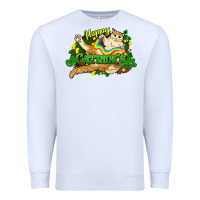 White St. Patrick's Day cat Premium Sweatshirt - HowdyJamesFarm