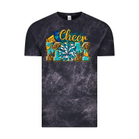 Cloud Black cheer mom Vintage Tee - NancyCooperArtShop