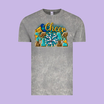 Cheer Mom Vintage Tee Designed By Nancycooperartshop