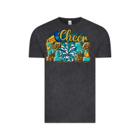 Vintage Black cheer mom Vintage Tee - NancyCooperArtShop