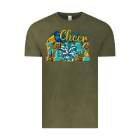 Vintage Olive cheer mom Vintage Tee - NancyCooperArtShop