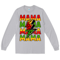 Moon Dust mama lightning bolt juneteenth Long Sleeve Tee - LillyAllenDesigns