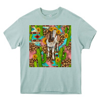 Western Boer Goat Seamless Pattern Heavy Core Tee | Teevron