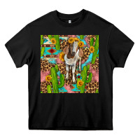 Black western boer goat seamless pattern Heavy Core Tee - BundleAndBundleShop