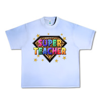 Grape Ice super teacher with leopard Urban Heavy Tee - NancyCooperArtShop