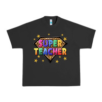 Pigment Black super teacher with leopard Urban Heavy Tee - NancyCooperArtShop