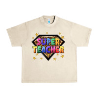 Super Teacher With Leopard Urban Heavy Tee | Teevron