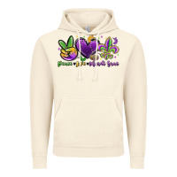 Vintage Artic peace love mardi gras Vintage Hoodie - MaliasSmallBusiness
