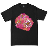 Black v.d  lavender and lotus patches Premium Tee - AdoDesignShop