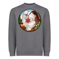 Storm silkie chicken christmas Heavyweight Sweatshirt - LillyAllenDesigns