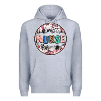 Heather Grey nurse coaster Premium Hoodie - CowGirlArtShop
