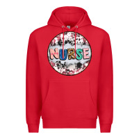 Red nurse coaster Premium Hoodie - CowGirlArtShop