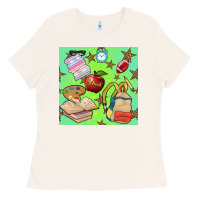 School Seamless Pattern Ladies Tee | Teevron