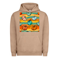 Pigment Burro Pumpkin And Glitter Seamless Pattern Urban Hoodie - BundleAndBundleShop