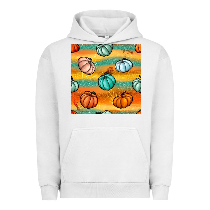 Pumpkin And Glitter Seamless Pattern Urban Hoodie by BundleAndBundleShop | Teevron