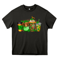 Asphalt longhaired cow st patricks coffee Heavy Core Tee - Jasminsmagicworld