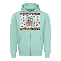 Seafoam life is better with a dog tumbler tbs Zipper Hoodie - TumblerDesignByShophia
