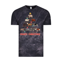 Cloud Black mooey christmas Vintage Tee - MaliasSmallBusiness