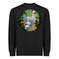 Black brahma chicken christmas Heavyweight Sweatshirt - LillyAllenDesigns
