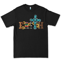 Black western gemstone cross faith Premium Tee - Artiststas