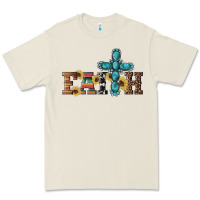 Bone western gemstone cross faith Premium Tee - Artiststas