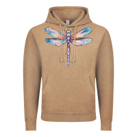 Vintage Coffee dragonfly Vintage Hoodie - MaliasSmallBusiness