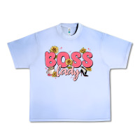 Grape Ice boss lady Urban Heavy Tee - MaliasSmallBusiness