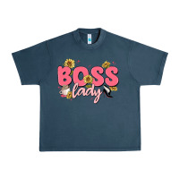 Midnight Navy boss lady Urban Heavy Tee - MaliasSmallBusiness