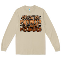 Mushroom educated motivated elevated melanated Long Sleeve Tee - LillyAllenDesigns