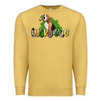 Antique Gold lucky dog St. Patrick's Premium Sweatshirt - HowdyJamesFarm